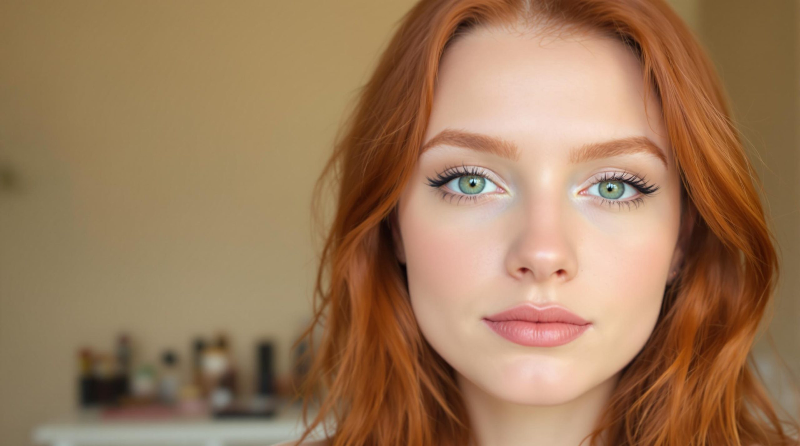 maquillage rousse yeux verts - Beaute Eternelle