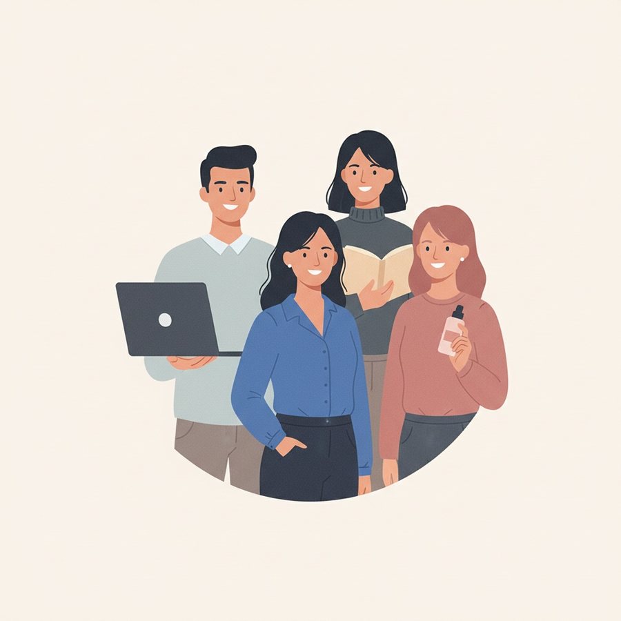 Illustration de l’équipe de rédaction